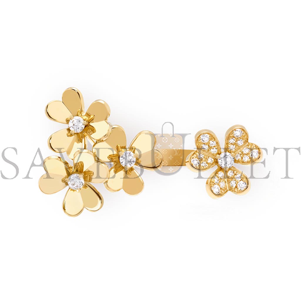 v*n cl*f arpels frivole between the finger ring - yellow gold, Di*m*nd  vcarp3w500